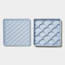 Écuelle à alimentation lente 3-en-1 avec écaille de poisson - Ciel