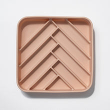 gamelle à alimentation lente chevrons - eau de rose