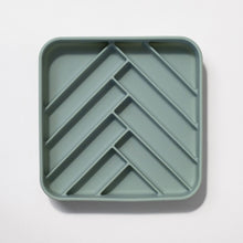 gamelle anti-glouton à chevrons - écume de mer