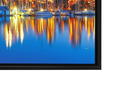 Centre-ville de Vancouver au coucher du soleil - Décoration murale Skyline