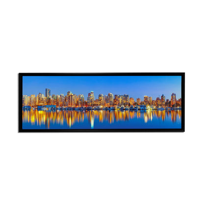 Centre-ville de Vancouver au coucher du soleil - Décoration murale Skyline