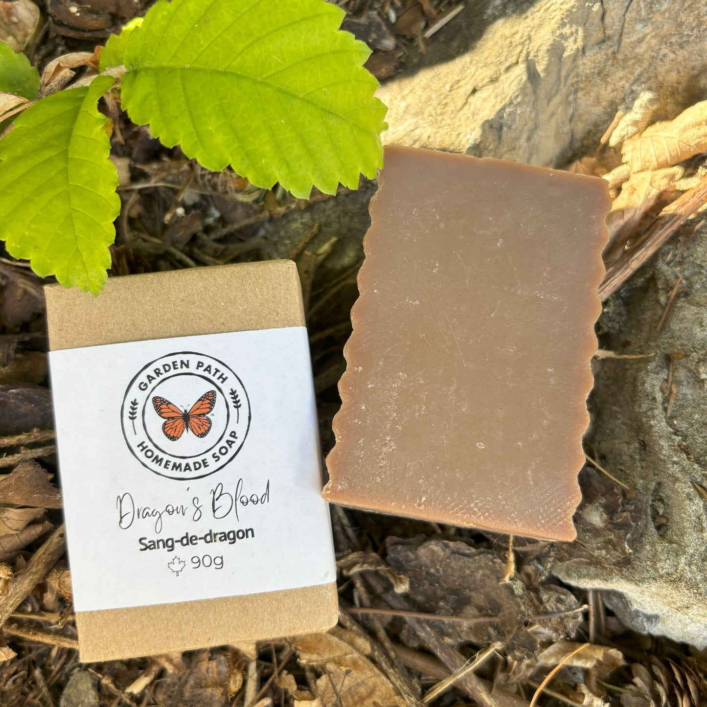 Savon en barre Sang du Dragon | Légèrement parfumé