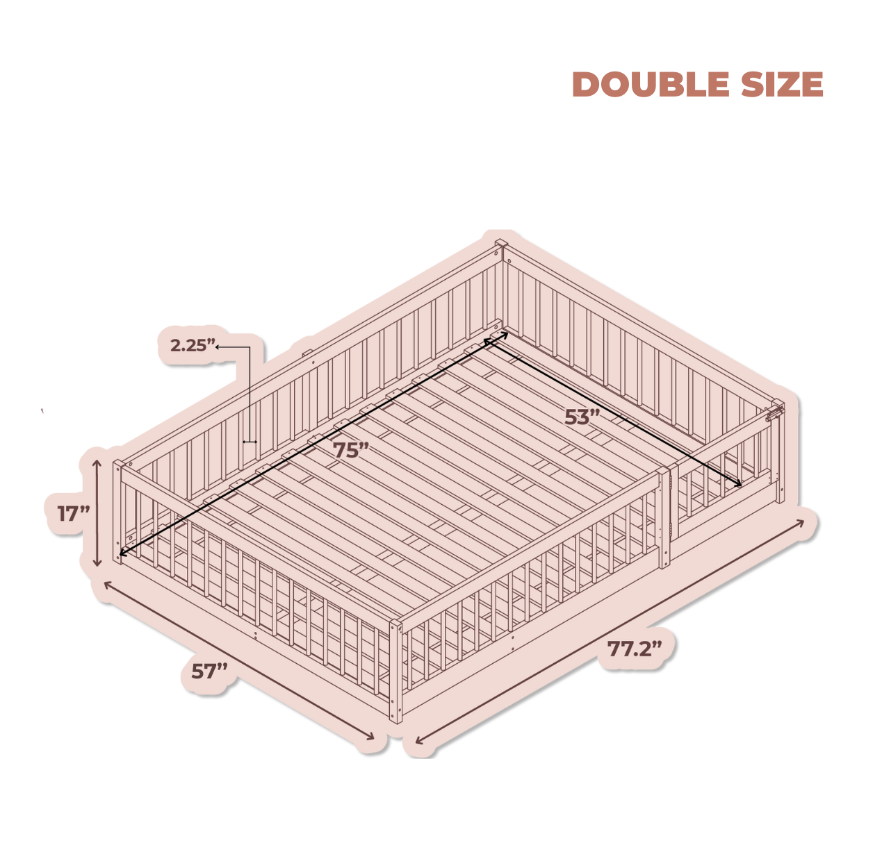 Lit de sol Dream Raft
