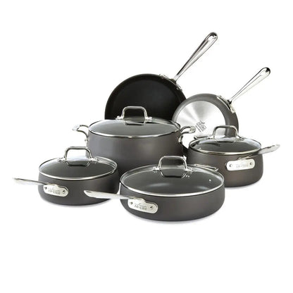 ALL CLAD E113SC64 HA1 Hard Anodized Nonstick Cookware 10PC Set