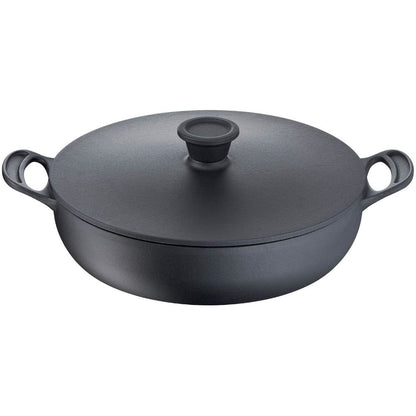 T-Fal Jamie Oliver Premium Enameled Cast Iron Casserole 30cm with cast Iron lid - E2139955