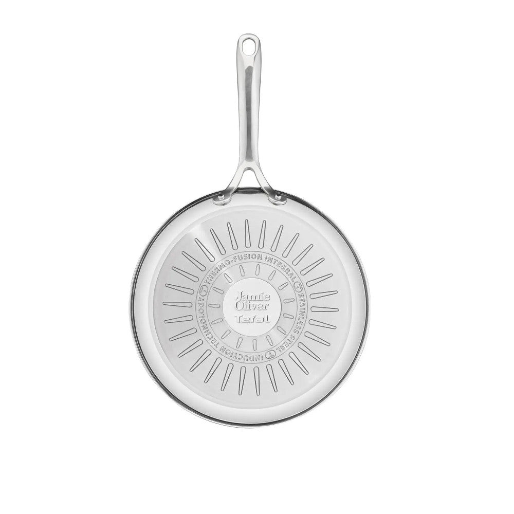 T-FAL E3110655 Jamie Oliver Cook Smart Stainless Steel Fry Pan 28CM