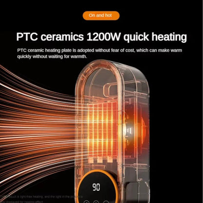 FAN HEATER E68S PTC Ceramic Heater With Remote Control
