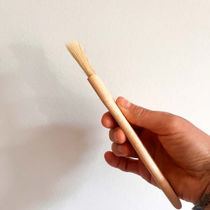 Natural Bristle Pastry Brush with Beechwood Handle