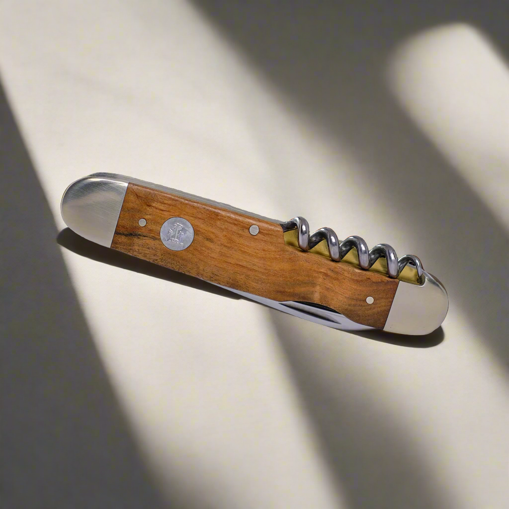 ALPHA OLIVE | Couteau de poche avec fourchette de camp