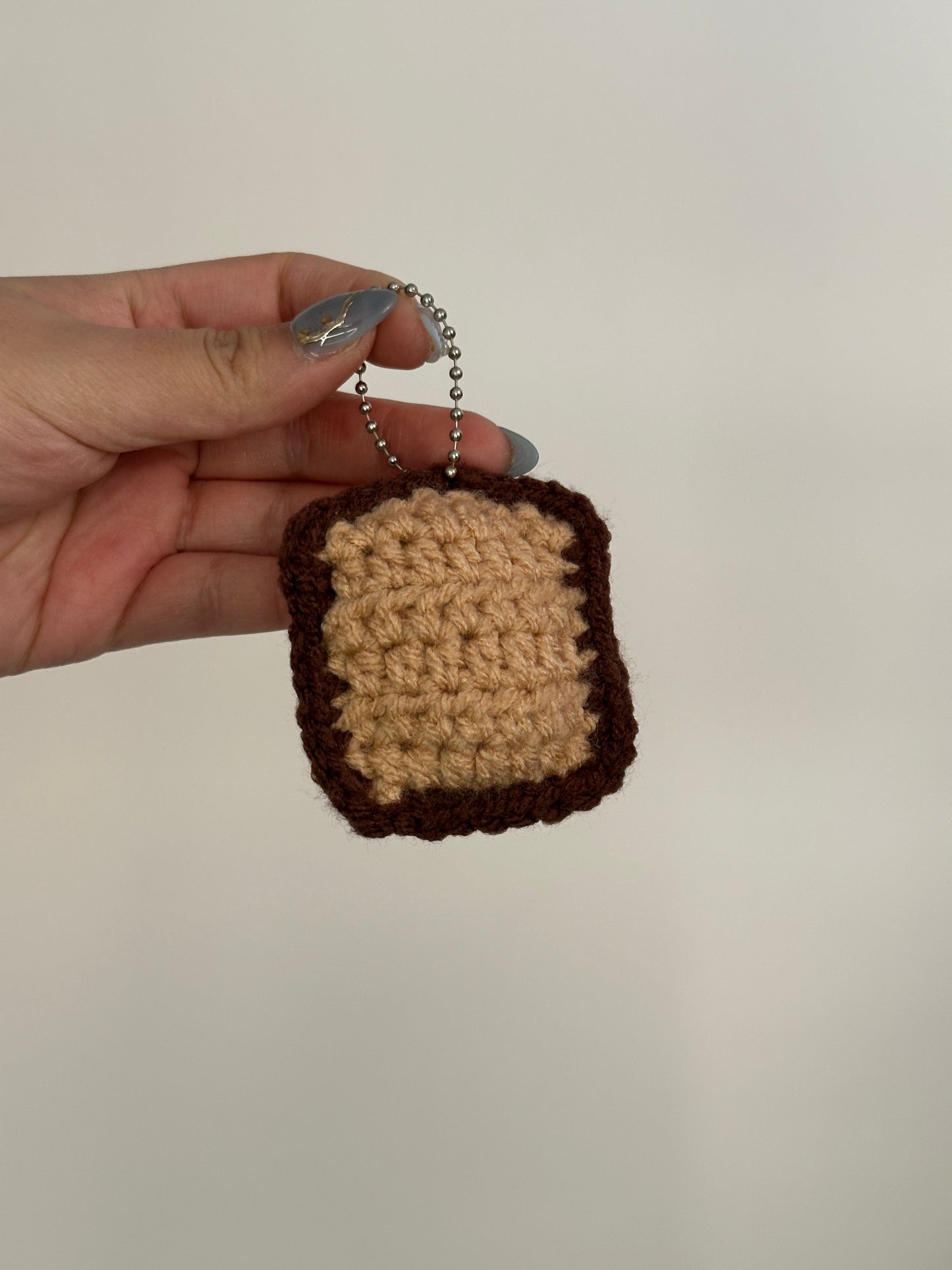 Crochet Couple Keychains - Magnetic Food Bag Charms