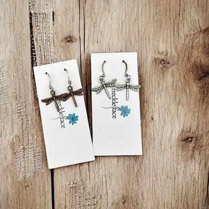 Boucles d'oreilles Libellule
