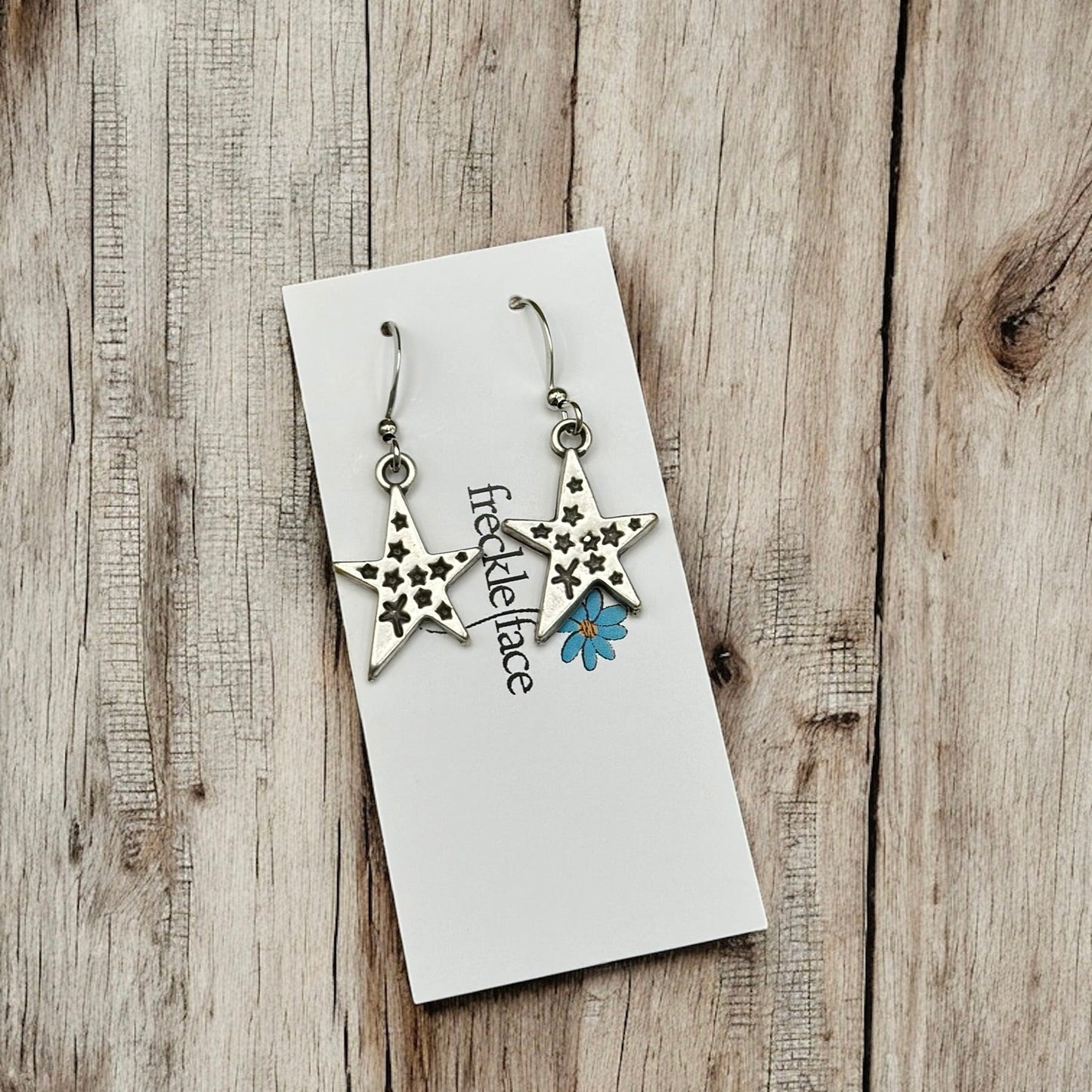 Boucles d'oreilles étoile pleine d'étoiles