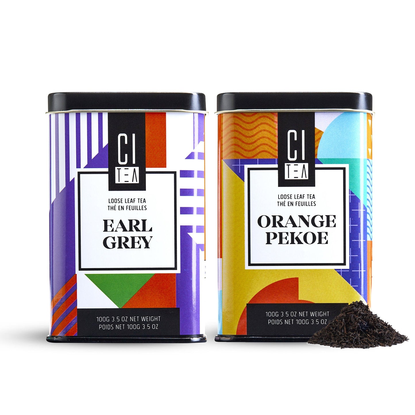 Thé noir en vrac Earl Grey et Orange Pekoe