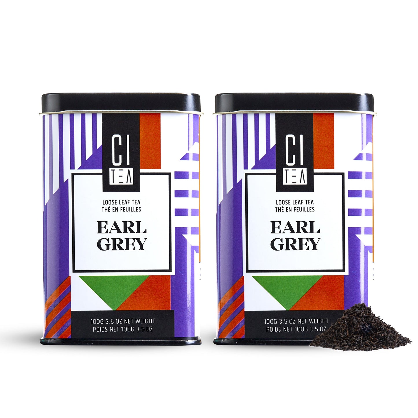 Lot de deux thés en vrac Earl Grey - 200g