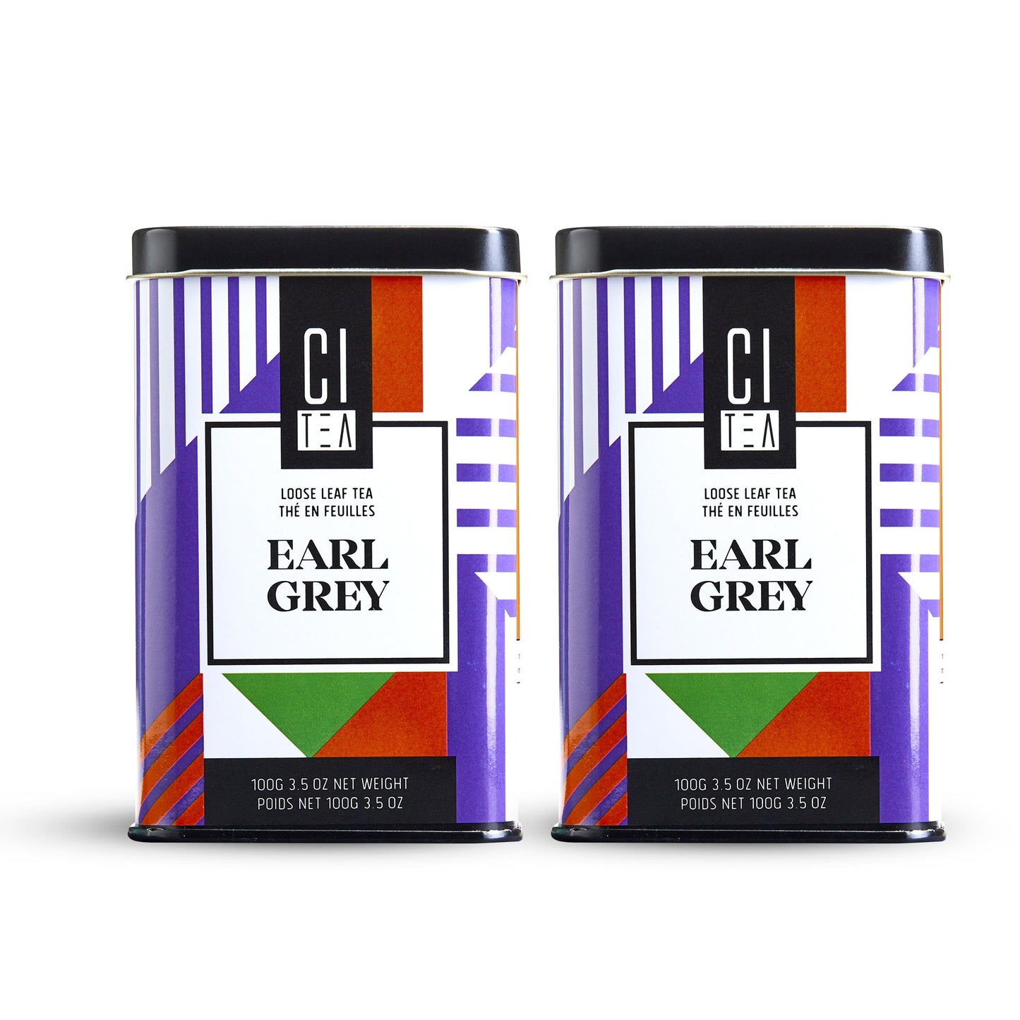 Lot de deux thés en vrac Earl Grey - 200g