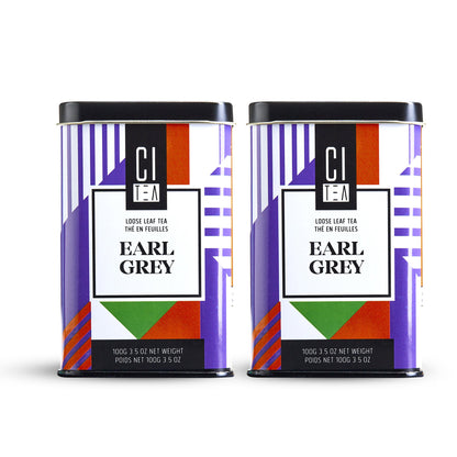 Thé noir en vrac Earl Grey et Orange Pekoe