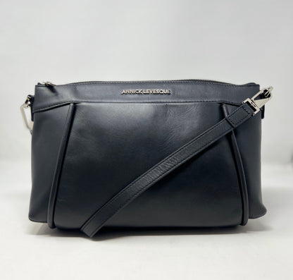 Sac à main en cuir noir, Elena