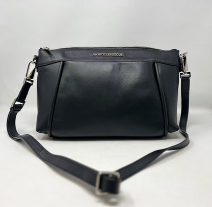 Sac à main en cuir noir, Elena