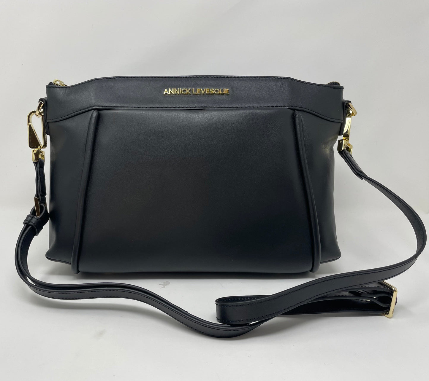 Sac à main en cuir noir, Elena