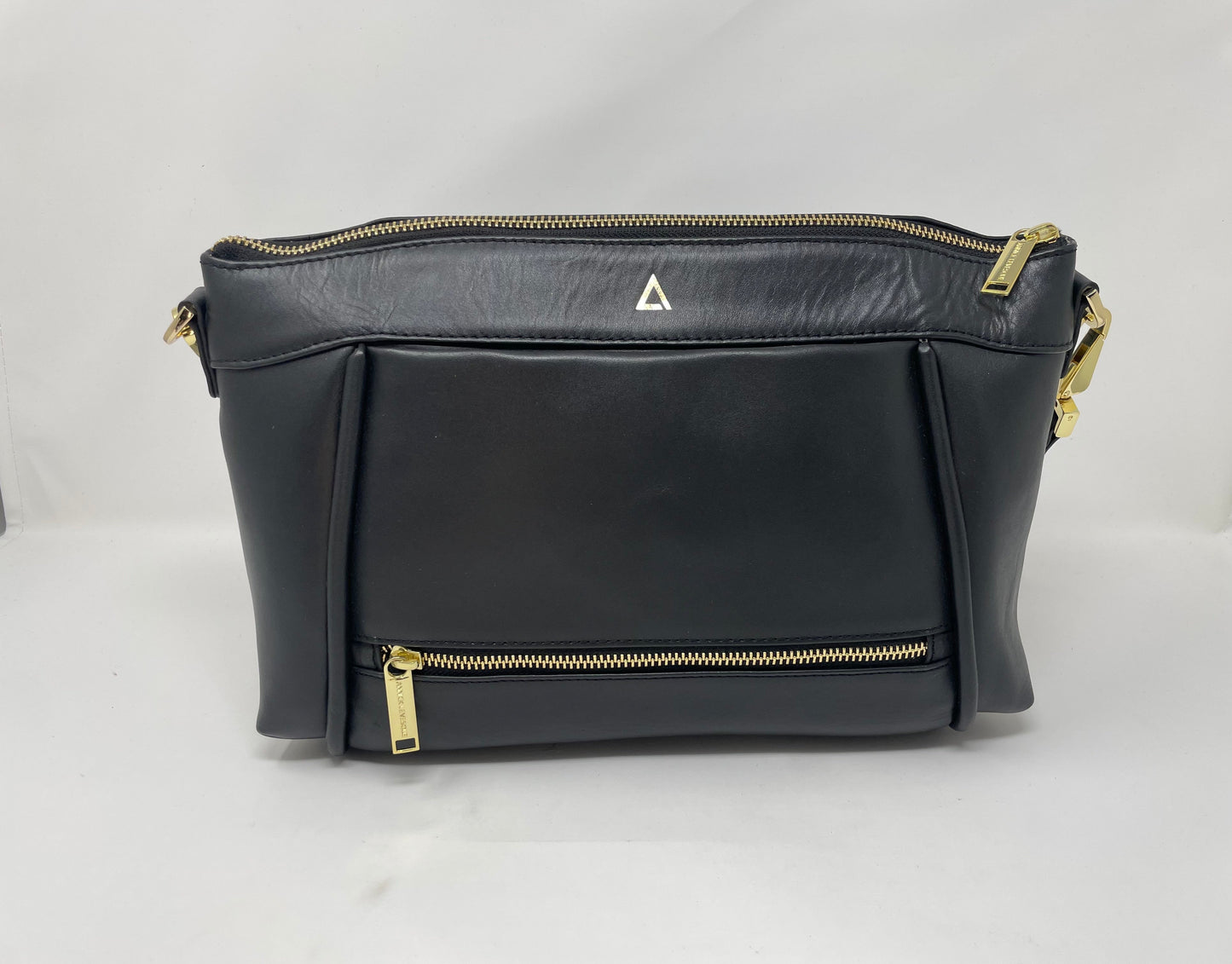 Sac à main en cuir noir, Elena