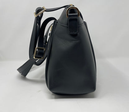 Sac à main en cuir noir, Elena