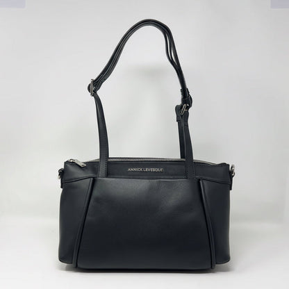 Sac à main en cuir noir, Elena