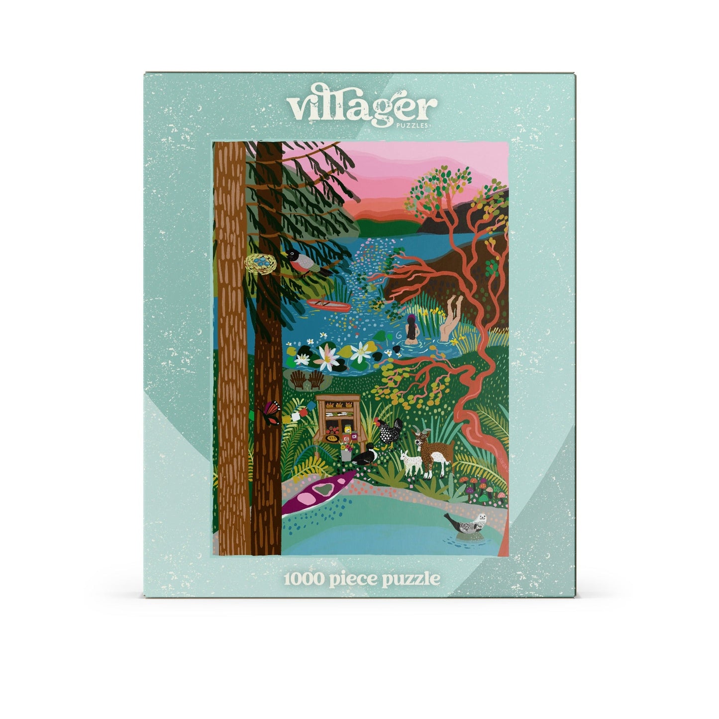 Salt Spring Island | Puzzle de 1000 pièces pour adultes | Conçu au Canada par Anja Jane