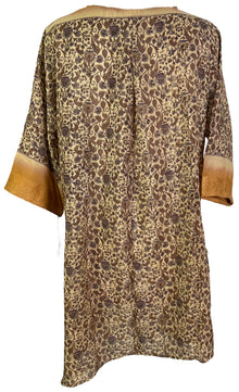 PRC6067 Robe Tunique en Pure Soie Avatar avec Poches