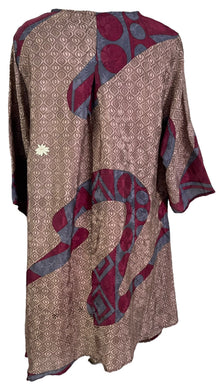 Robe Tunique PRC6059 Pure Soie Avatar avec Poche Intégrée
