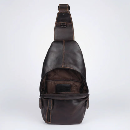 Greenwood Leather Crossbody Chest Bag