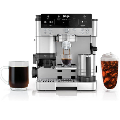 NINJA ES655CCO Espresso Luxe Premier Series Drip Coffee Maker and Rapid Cold Brew - Factory serviced with Home Essentials warranty