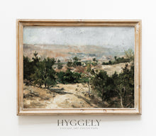 Impression d'art Paysage de village vintage L0126