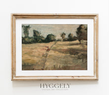 Impression d'art Paysage Champs Agricoles Vintage L0134