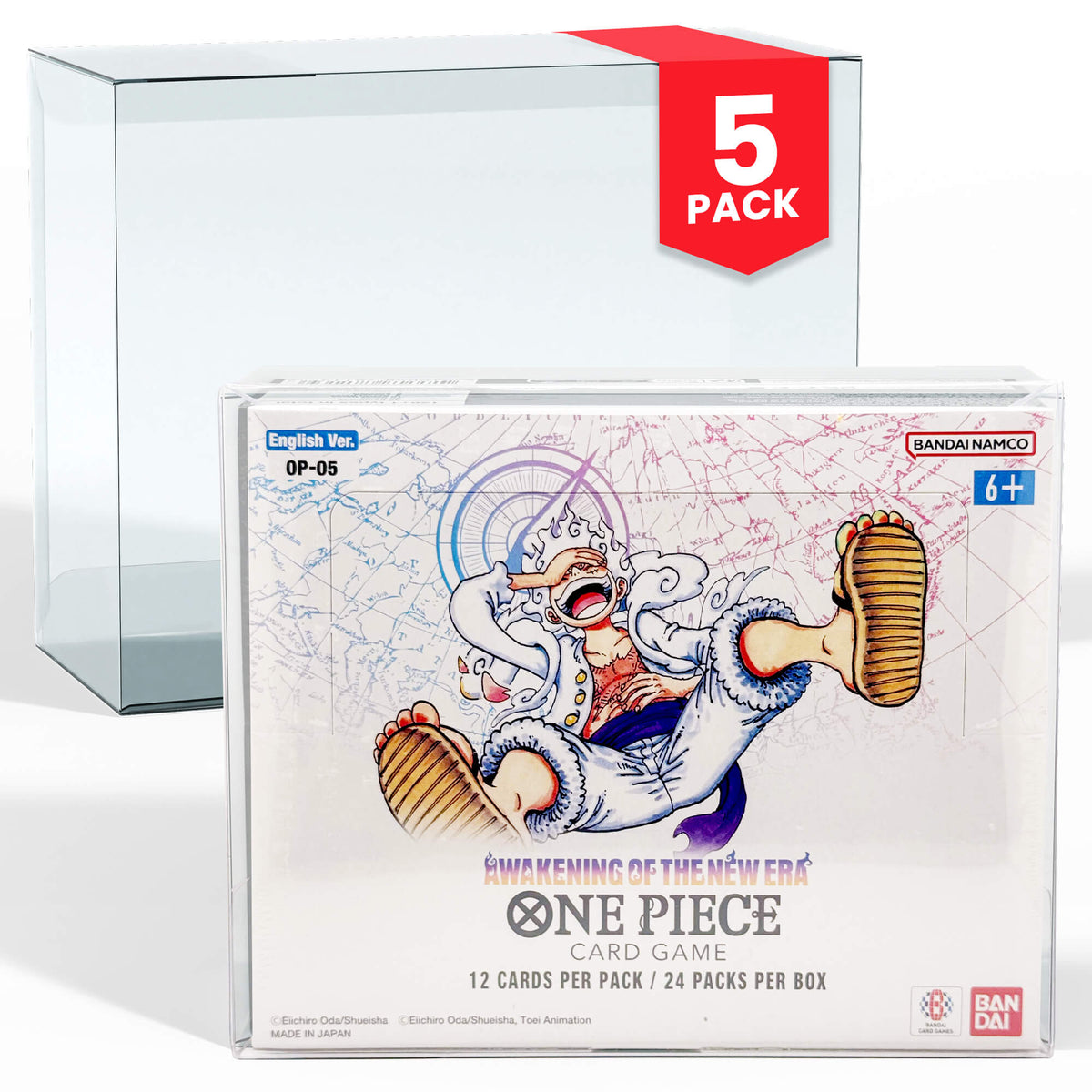 One Piece Booster Box EVORETRO PET Protectors (English, OPP 4-6, 0.40mm)