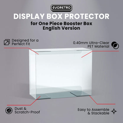 One Piece Booster Box EVORETRO PET Protectors (English, OPP 4-6, 0.40mm)