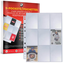 EVORETRO Feuilles de protection de cartes à 9 pochettes | 40 pages