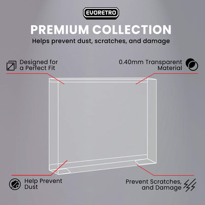 Boîte de Collection Pokémon EVORETRO Protector – Dracaufeu EX (Lot de 5)