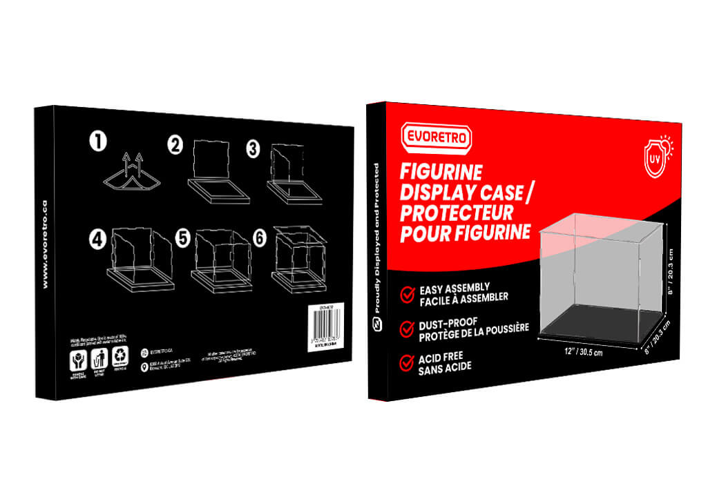 Boîtier modulaire en acrylique EVORETRO