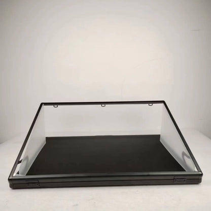 Vitrine EVORETRO verrouillable 36x24x1.65" noire – Rangement sécurisé et élégant pour objets de collection