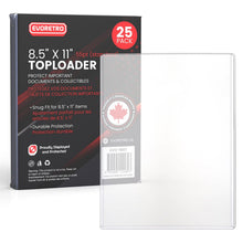 EVORETRO Hard Plastic Toploaders for Photos, Documents & Posters