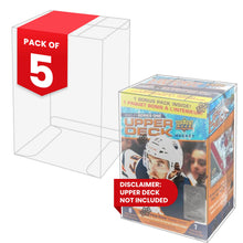 Boîte scellée de cartes de sport Upper Deck Series 1 - Protection en PET 0,45MM - EVORETRO