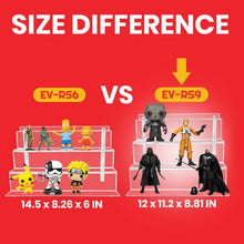 Présentoirs en Acrylique EVORETRO pour Funko Pops et Figurines d'Action de 6 Pouces - RS9 Étagère de Pouces
