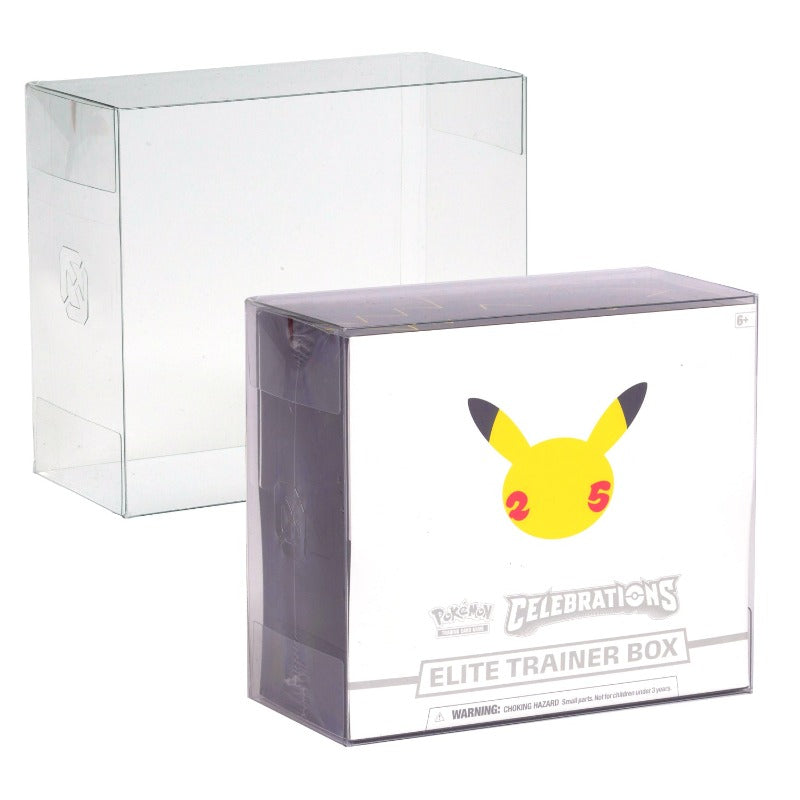 EVORETRO PET Protector for Pokémon Elite Trainer Boxes (ETB) – Pack of 5