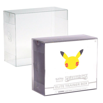 EVORETRO PET Protector for Pokémon Elite Trainer Boxes (ETB) – Pack of 5