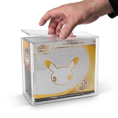 EVORETRO Acrylic ETB Display Case with Magnetic Lid – 1 Pack