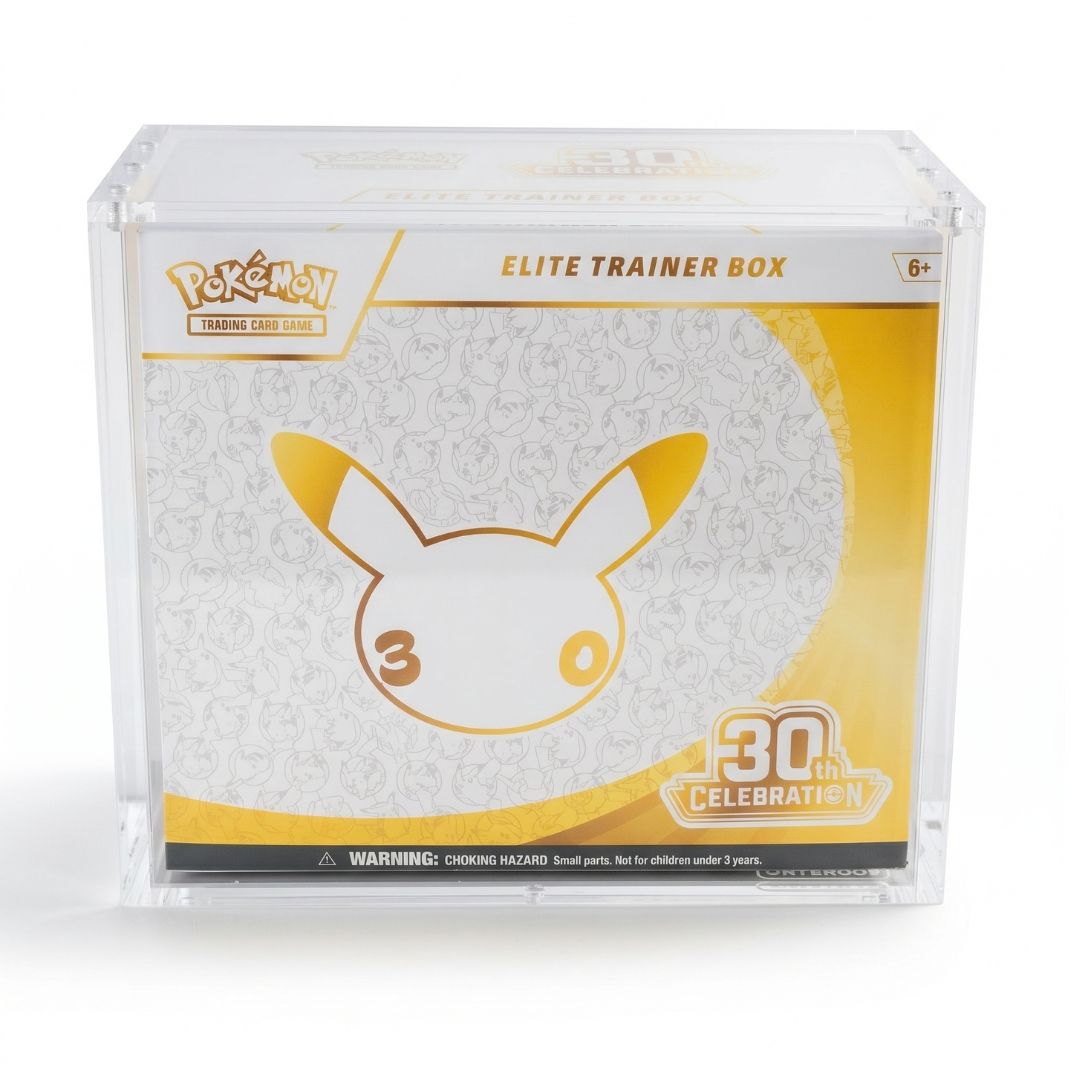 EVORETRO Acrylic ETB Display Case with Magnetic Lid – 1 Pack