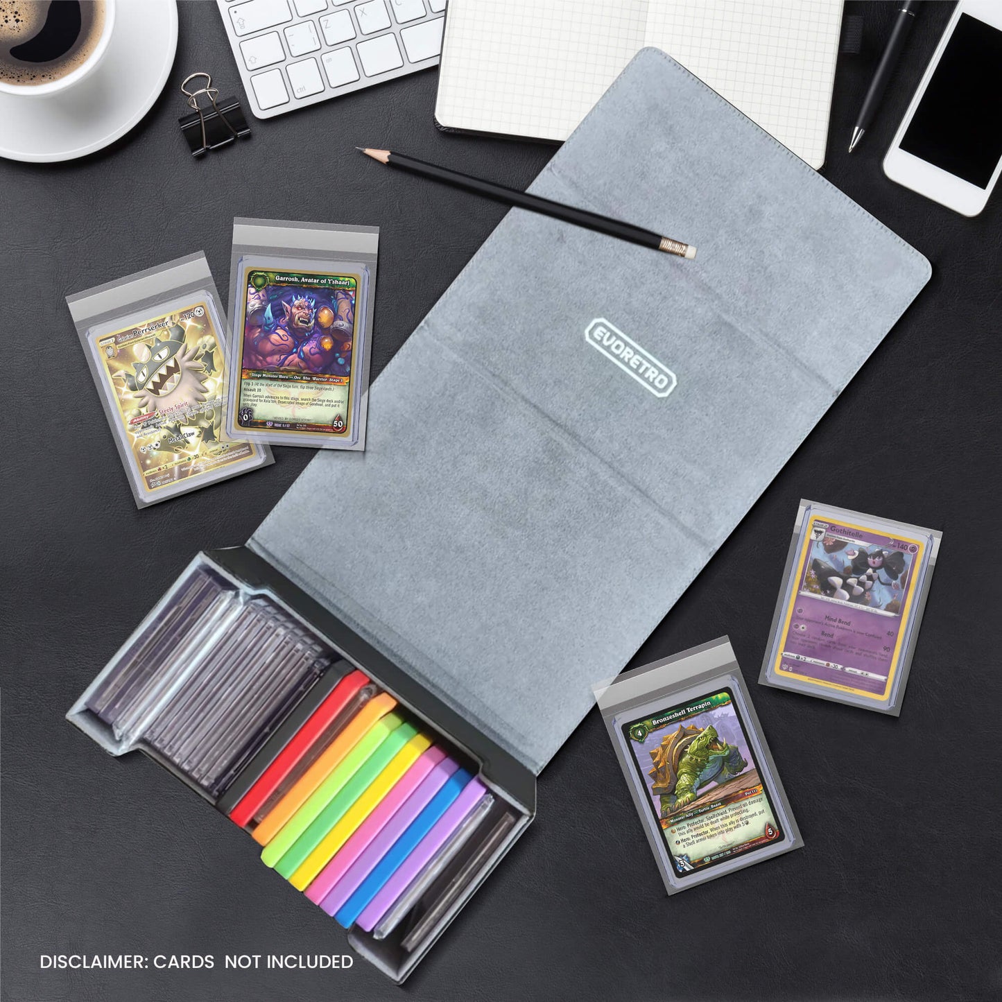 EVORETRO Rangement magnétique pour cartes gradées de 30 cartes