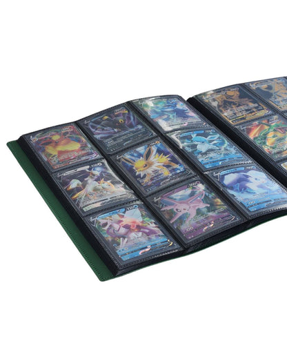 EVORETRO 9 Pocket Card Flex Portfolio | 360 Card Collector Folio Binder