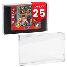 SEGA GENESIS Cartouche seule / SEGA MEGA Cartouche seule / Cassette audio EVORETRO Étui avec autocollant - Lot de 25
