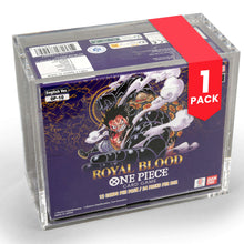 EVORETRO Acrylic Case Display for Bandai One Piece OPP 4-6 TCG Booster Box English Pack of 1
